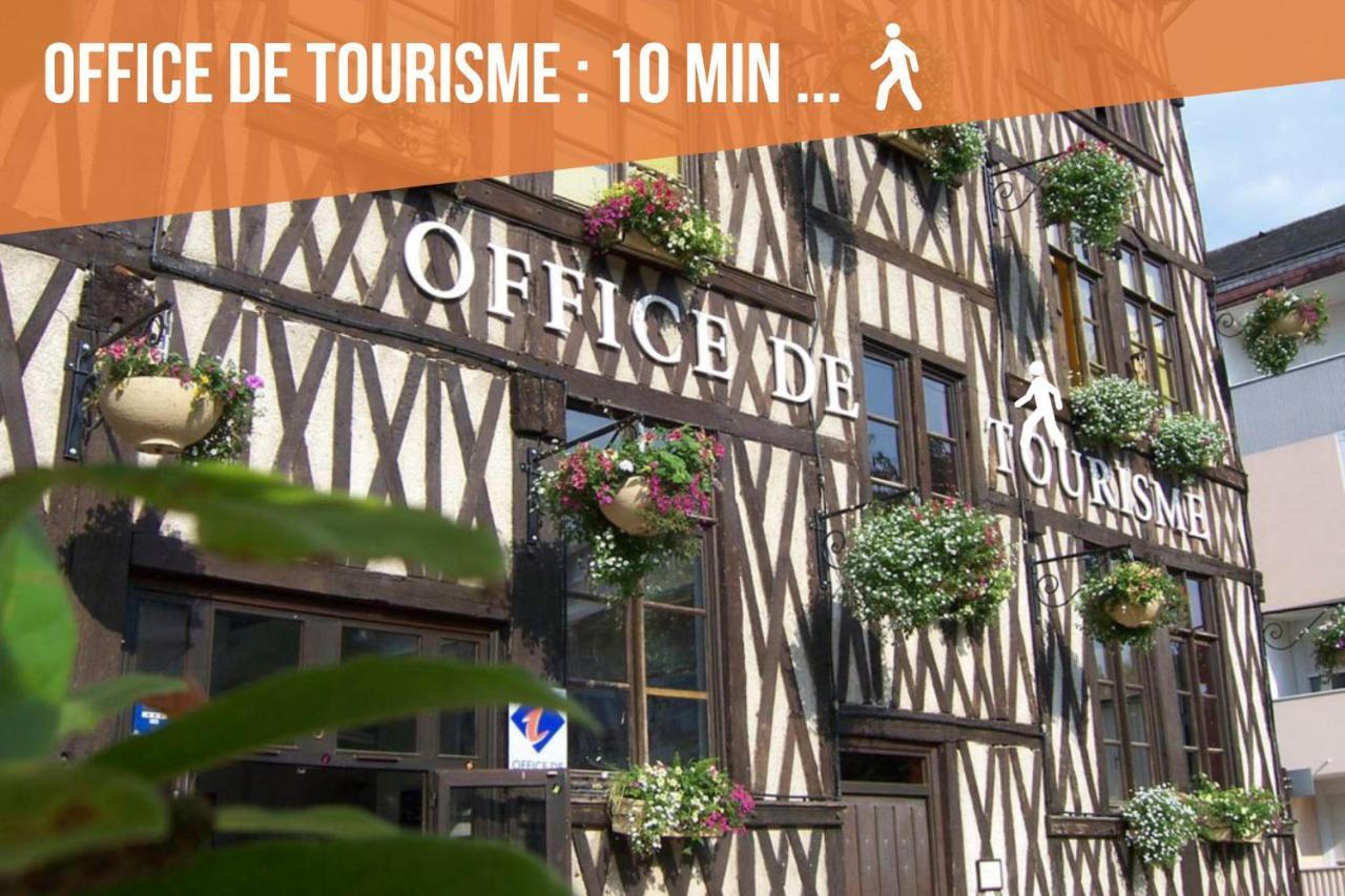 Promenade D'Automne - Netflix & Wifi - Climatisation- Parking Gratuit - Check-In 24H24 - Emplacement Velos - Goodmarning Châlons-en-Champagne Kültér fotó