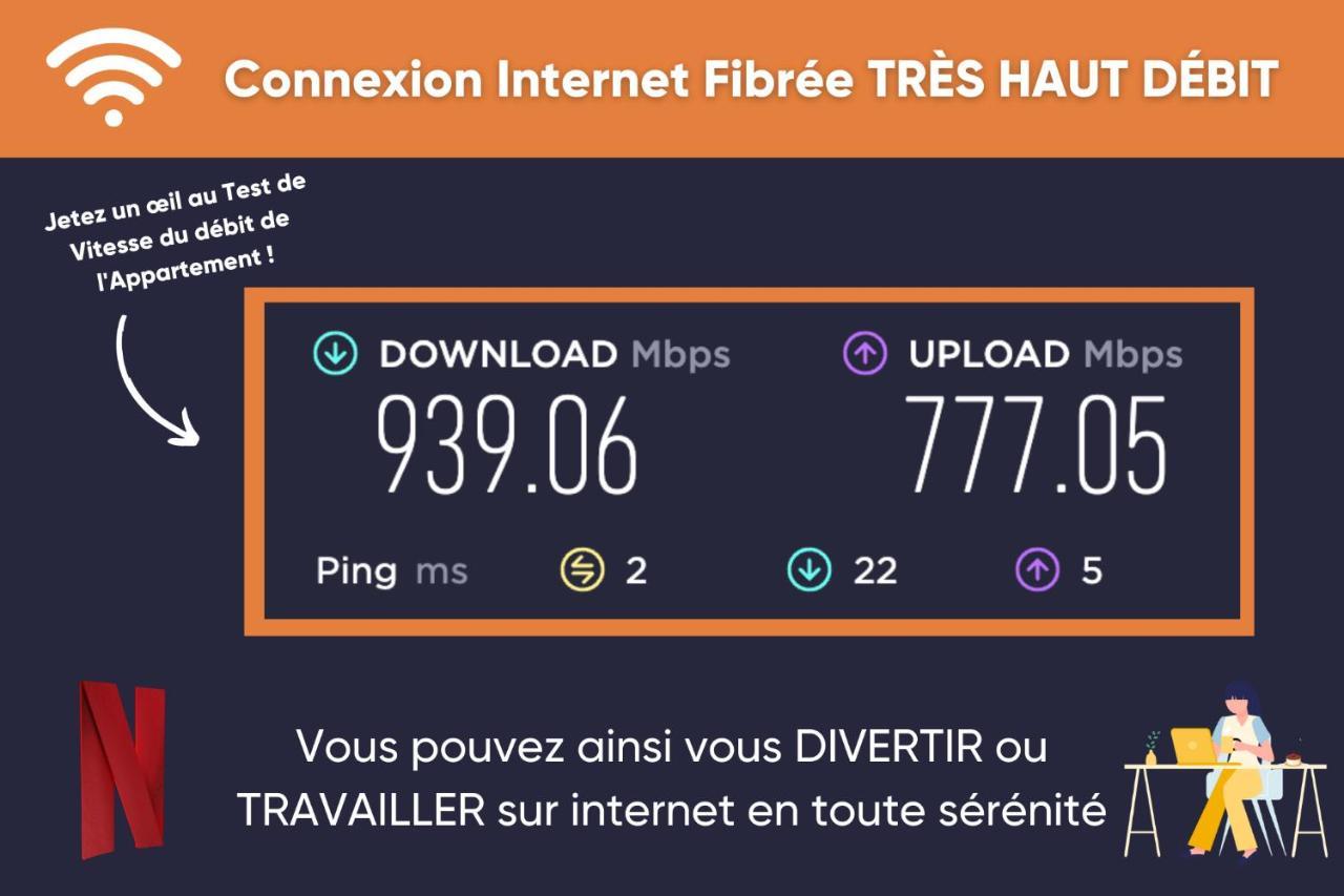 Promenade D'Automne - Netflix & Wifi - Climatisation- Parking Gratuit - Check-In 24H24 - Emplacement Velos - Goodmarning Châlons-en-Champagne Kültér fotó
