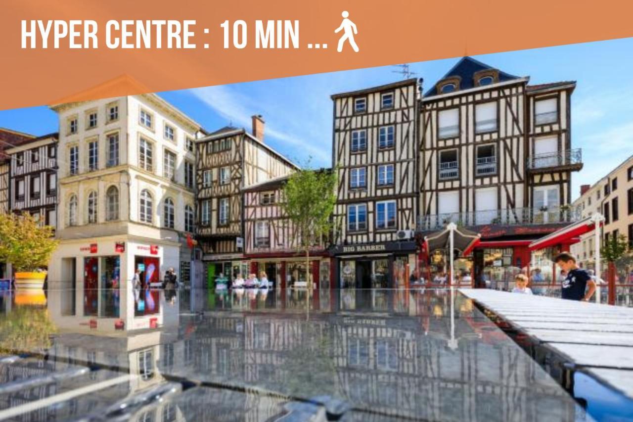 Promenade D'Automne - Netflix & Wifi - Climatisation- Parking Gratuit - Check-In 24H24 - Emplacement Velos - Goodmarning Châlons-en-Champagne Kültér fotó